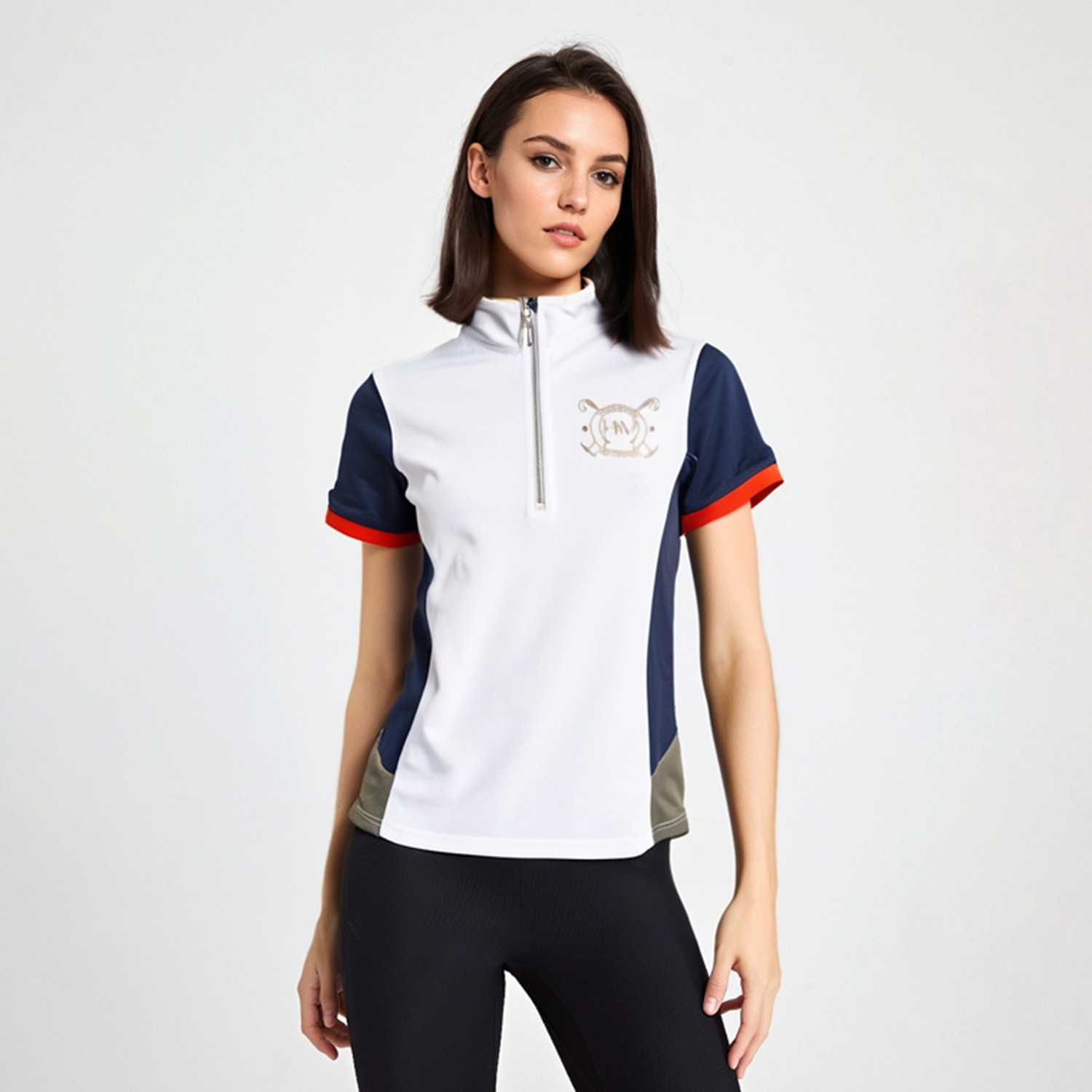 Summer Equestrian Clothing - Camisa Feminina Horseware de Manga Curta