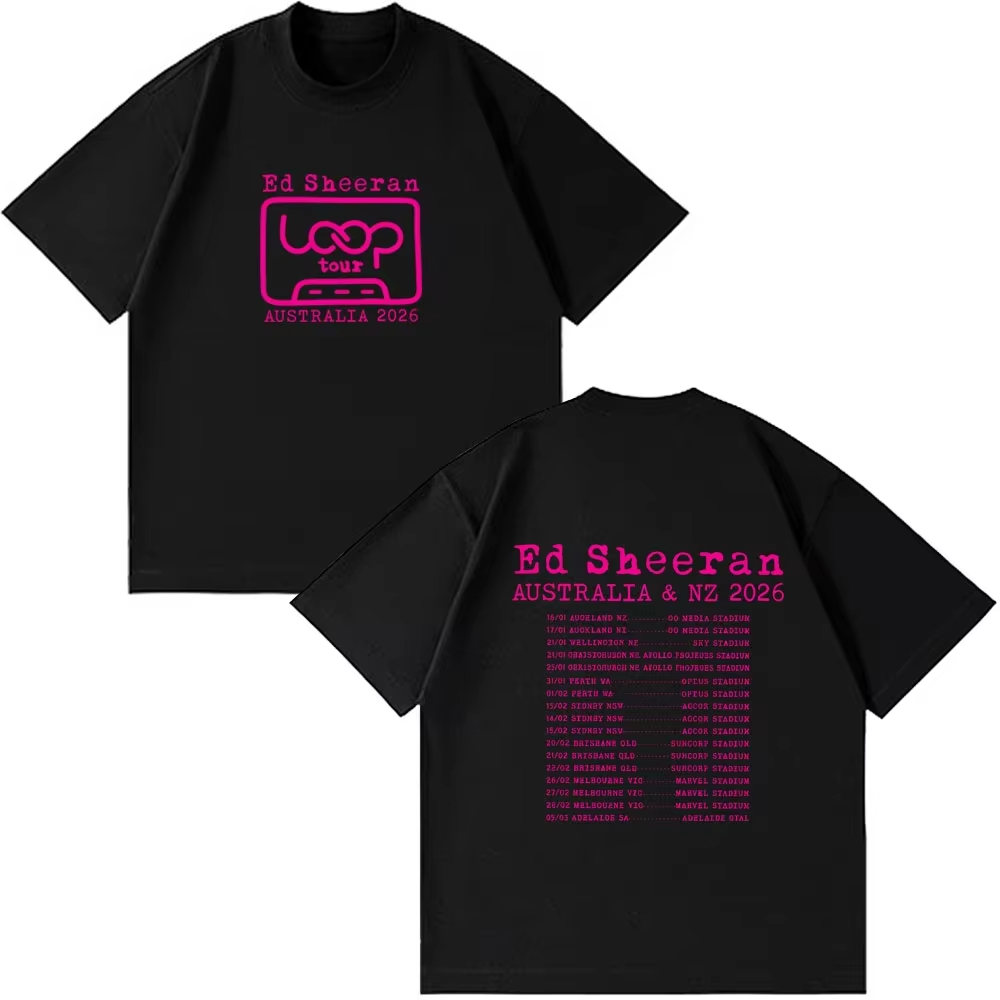 Summer Clothing Australia - Camisetas de Verão Ed Sheeran Loop