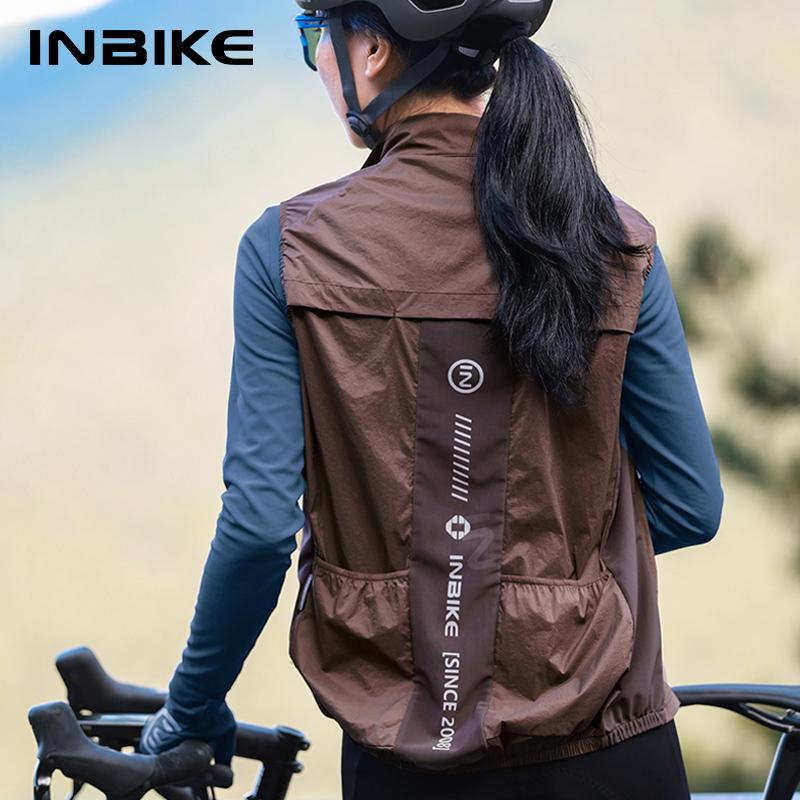Summer Rain Clothing - Inbike colete de ciclismo feminino sem