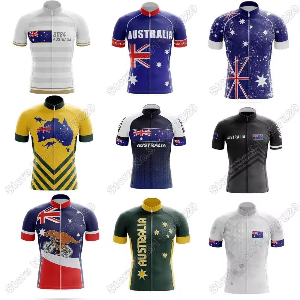 Summer Clothing Australia - Australian National Team Ciclismo Jersey para
