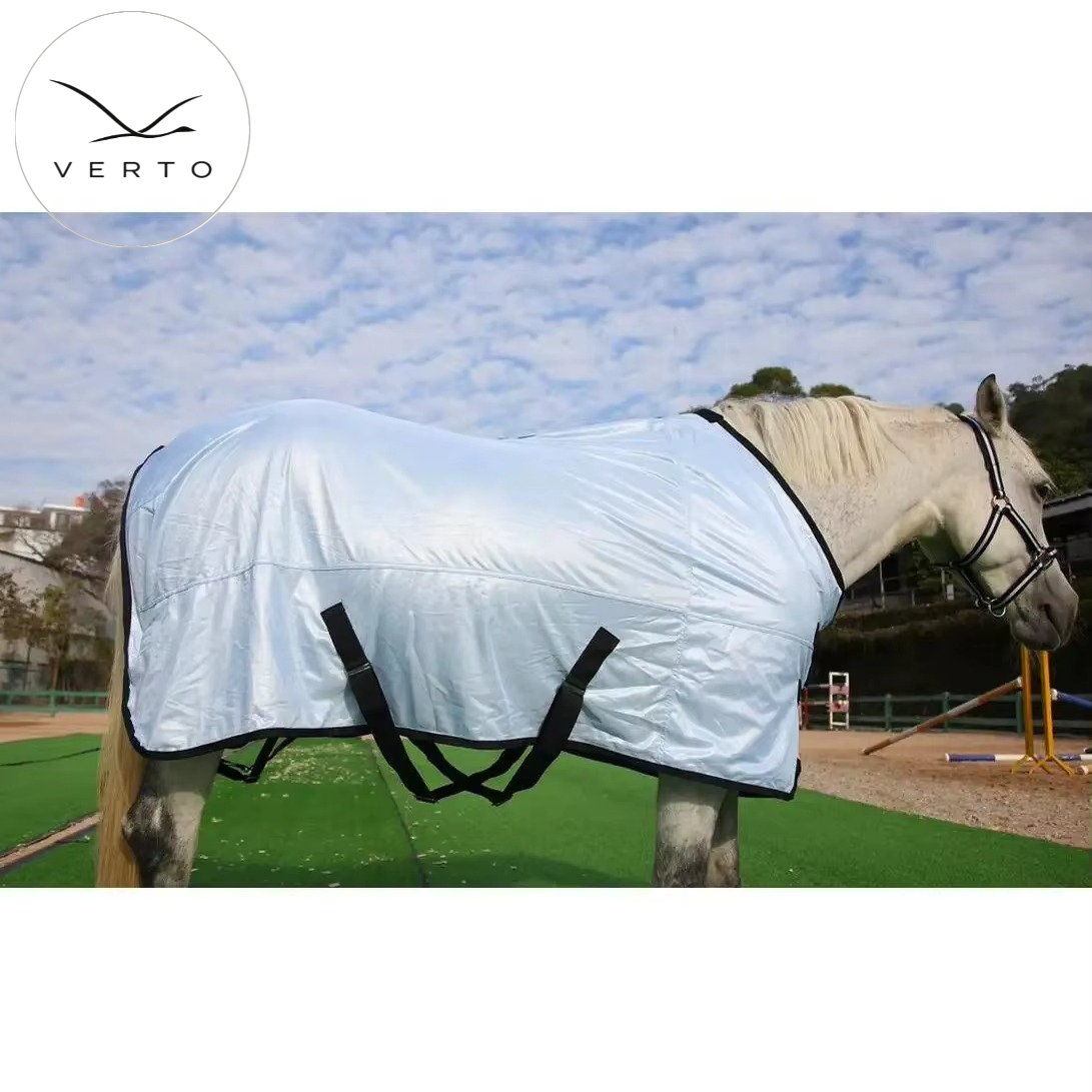 Summer Equestrian Clothing - Manta de Malha Respirável para Cavalos,