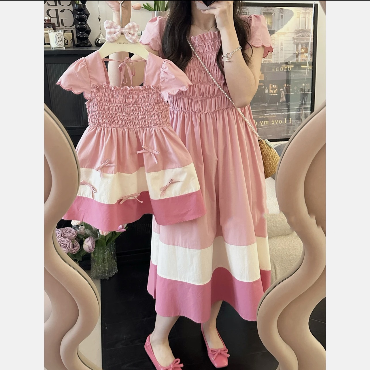 Summer Clothing For Babies - Mãe e filha vestido de blusa