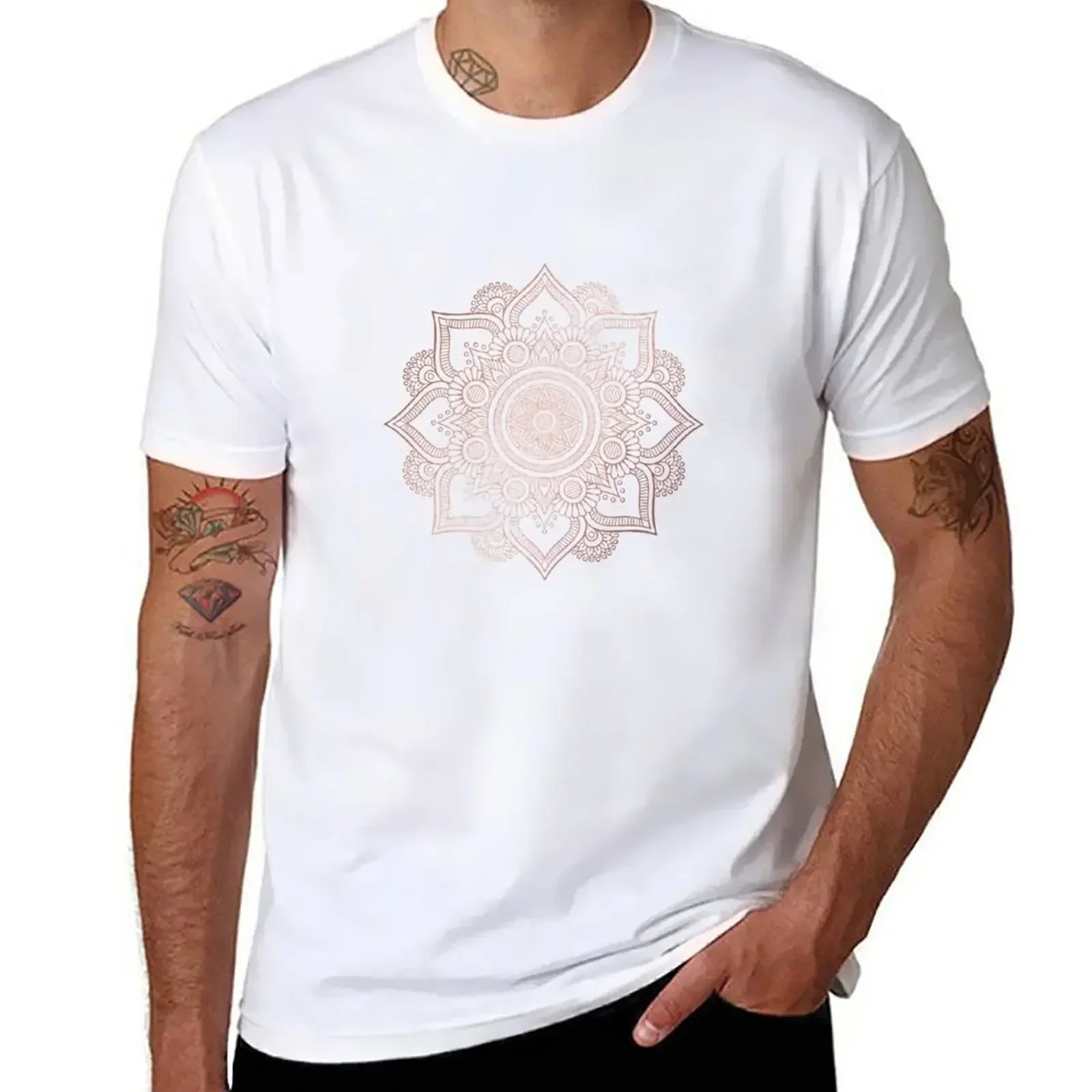 Summer Rose Clothing - Camiseta Rose Gold Mandala, camisetas estéticas,