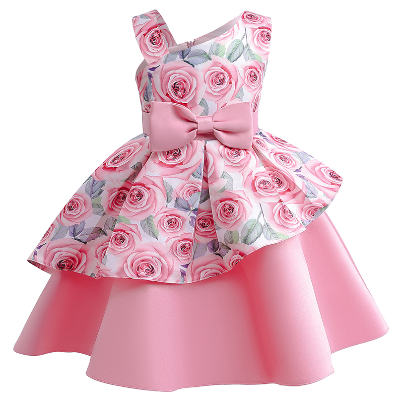 Summer Rose Clothing - Vestido de rosas sem mangas feminino,
