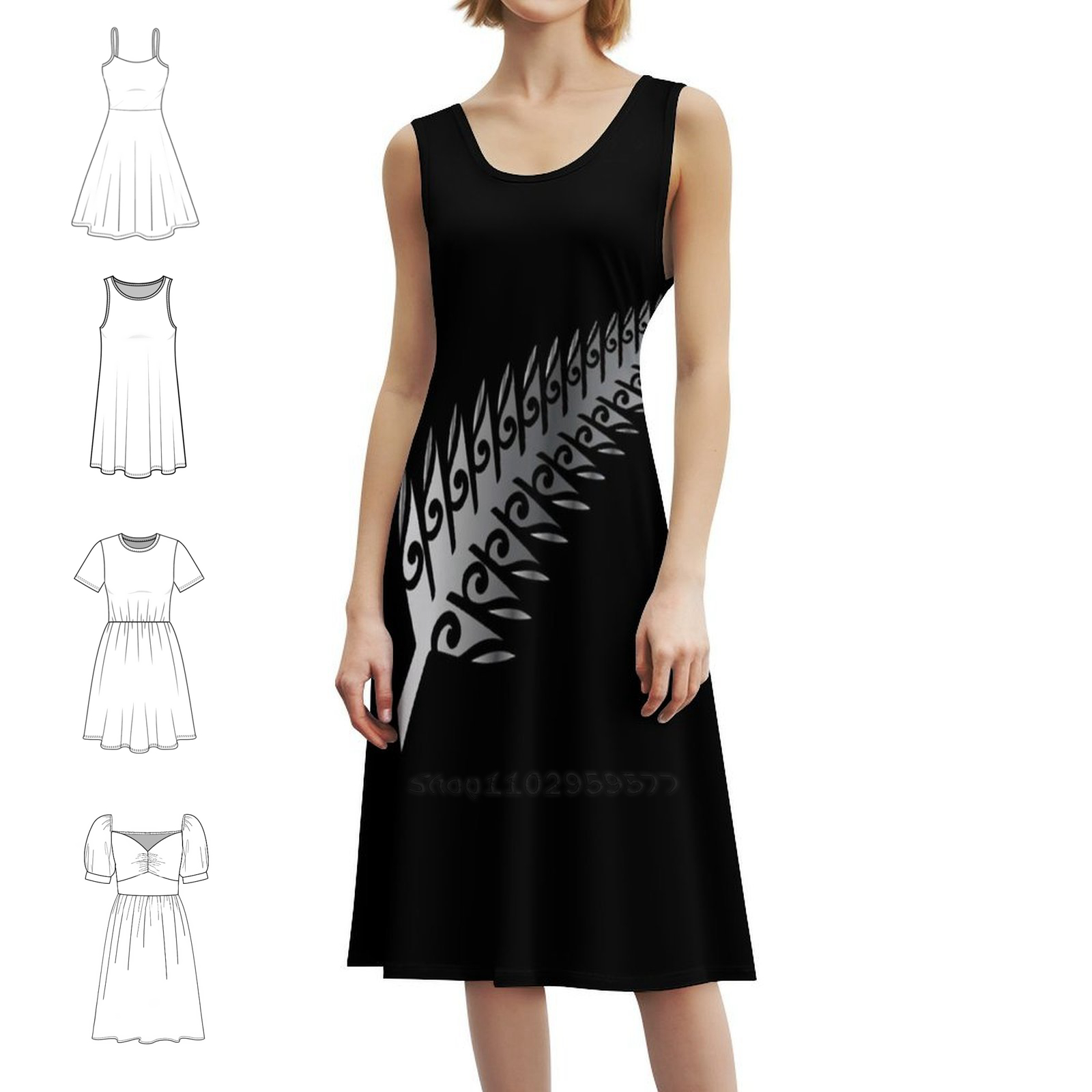 Summer Clothing Ideas For Women - Prata samambaia nova zelândia estilo maori