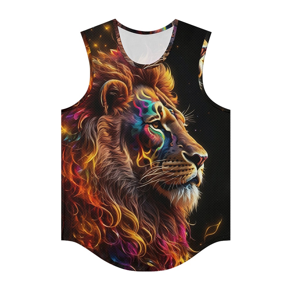 Summer Clothing Essentials Men - Coletes masculinos na moda aura leão