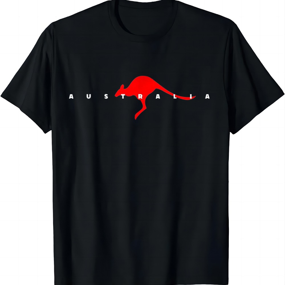 Summer Clothing Women Australia - Camiseta Canguru Austrália, Camiseta Gráfica Casual