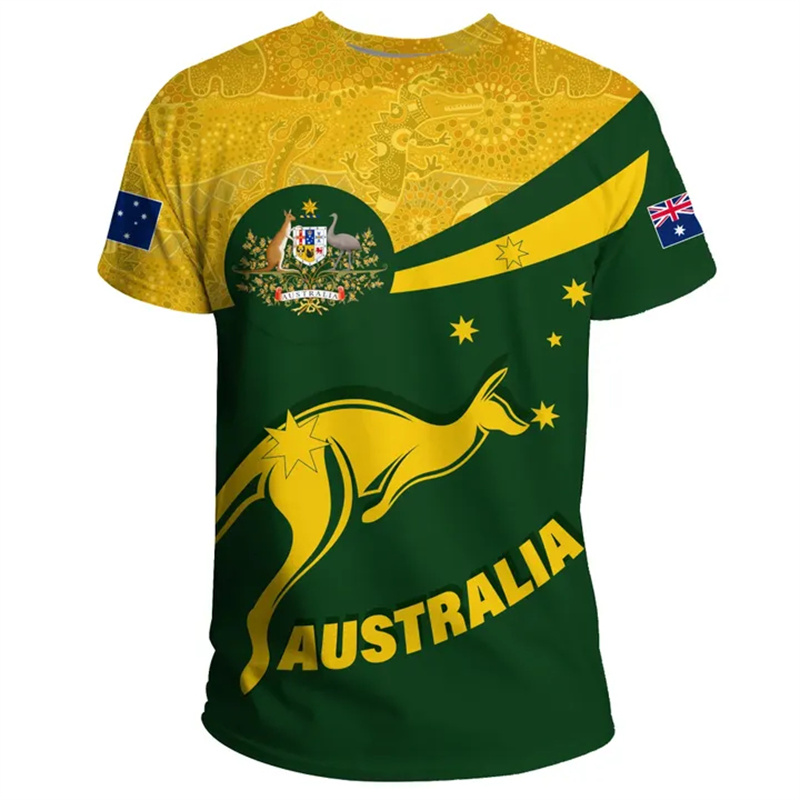 Summer Clothing Australia - Camisetas Masculinas com Estampa 3D da
