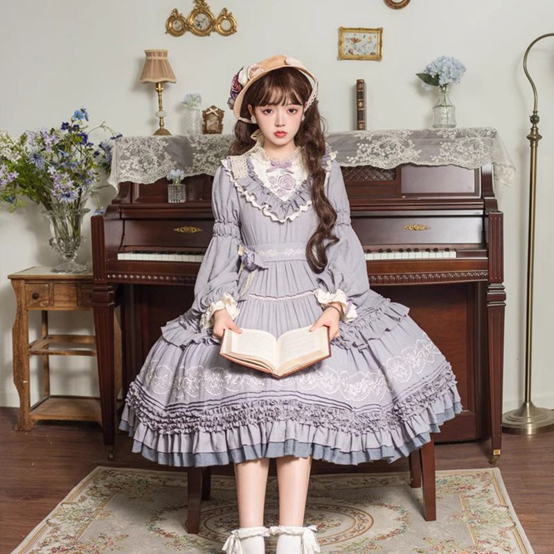 Vestido Lolita Kawaii Cos Japo - Summer Victorian Clothing avaliação e preço
