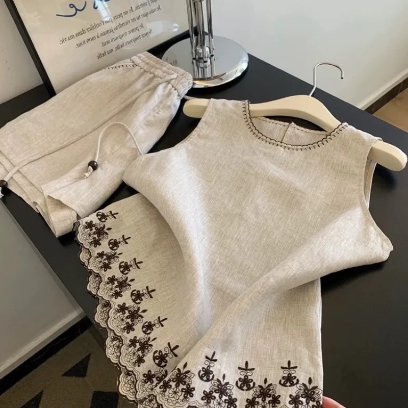 Simples estilo dinheiro velho  - Summer Clothing Linen avaliação e preço