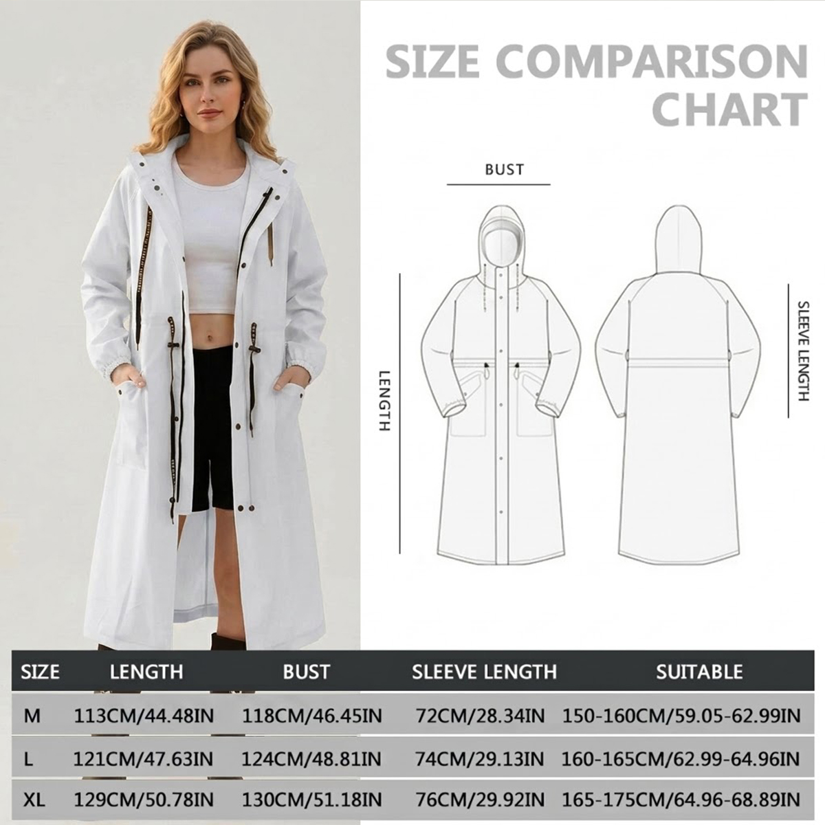 Jaqueta de Chuva Longa Imperme - Summer Rain Clothing avaliação e preço