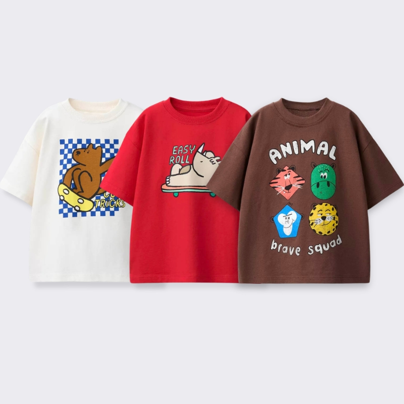 Camiseta estampada de desenho  - Summer Clothing For Babies avaliação e preço