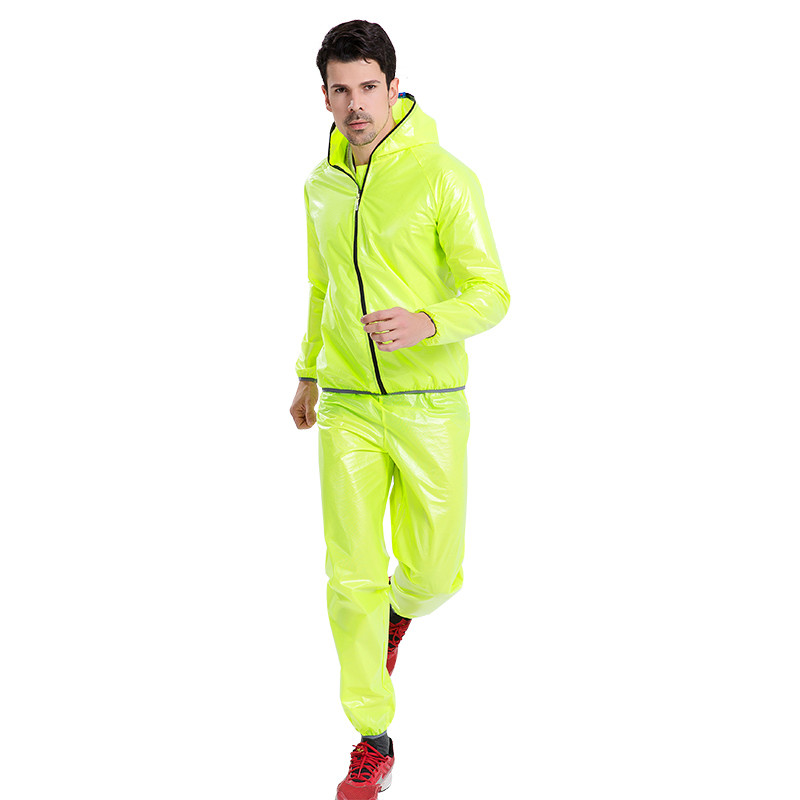 Novo impermeável fino ciclismo - Summer Rain Clothing avaliação e preço
