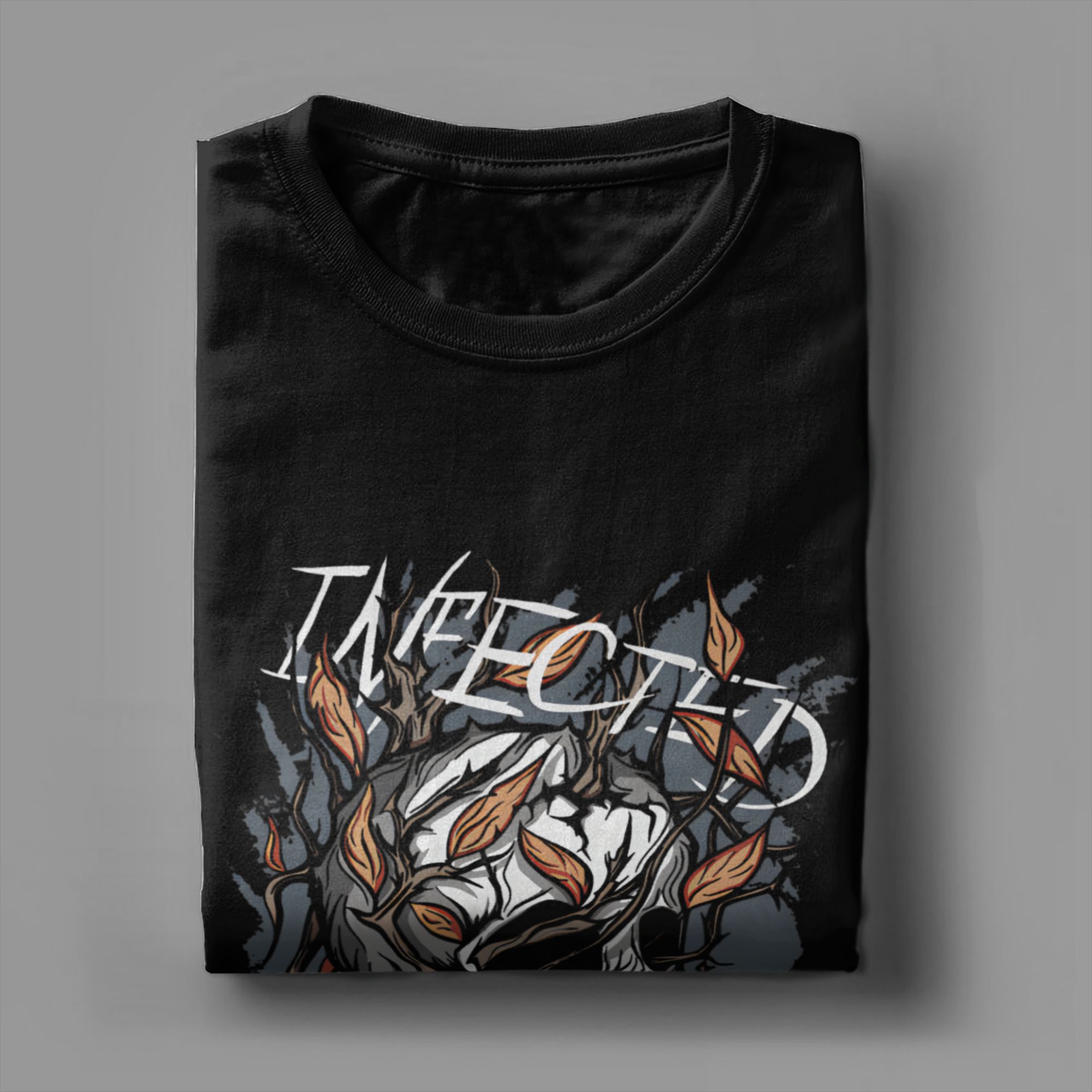 Camiseta Band Infected Rain, c - Summer Rain Clothing avaliação e preço