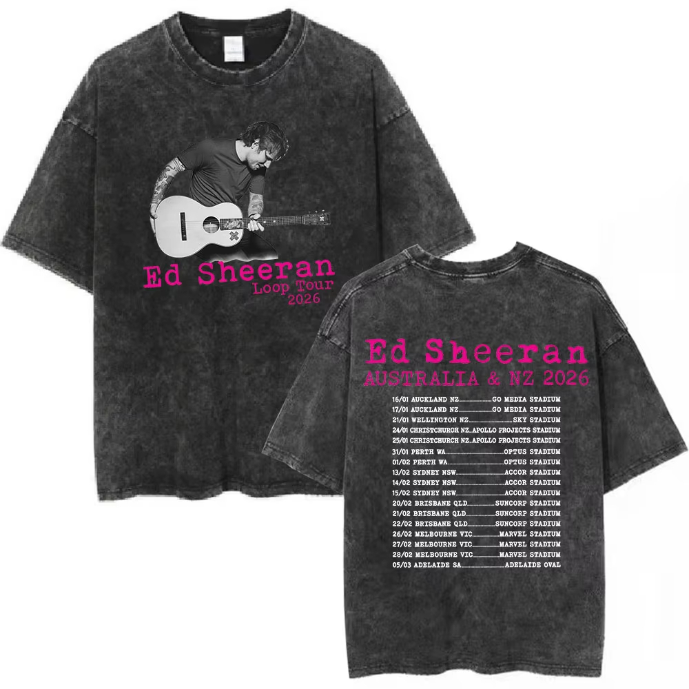 Camiseta Vintage Lavada Ed She - Summer Clothing Australia avaliação e preço