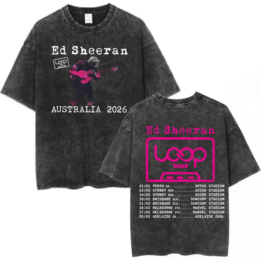 Camiseta Vintage Lavada Ed She - Summer Clothing Australia avaliação e preço