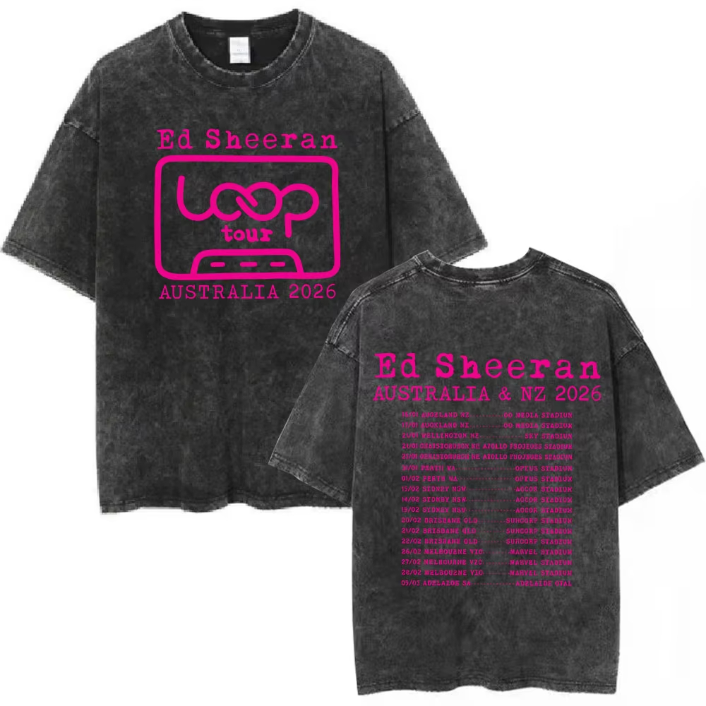 Camiseta Vintage Lavada Ed She - Summer Clothing Australia avaliação e preço