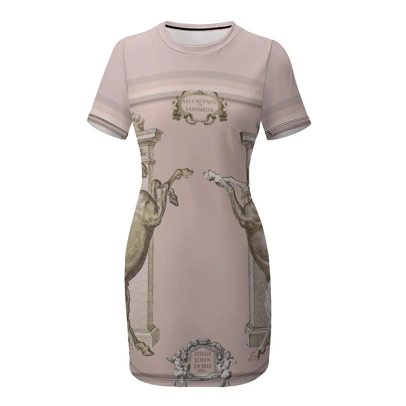 Vestido Feminino de Manga Curt - Summer Equestrian Clothing avaliação e preço
