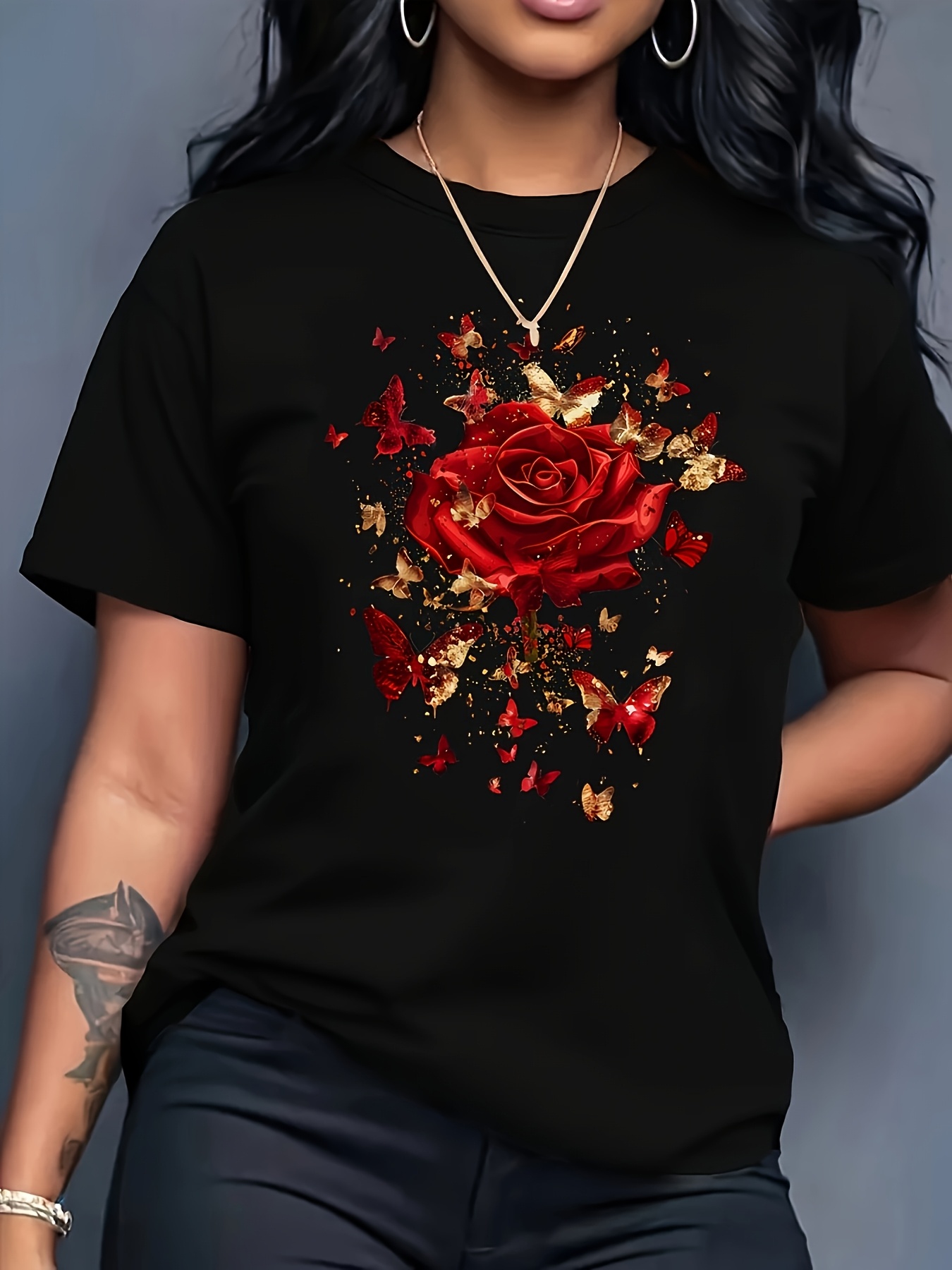Camiseta esportiva casual femi - Summer Rose Clothing avaliação e preço