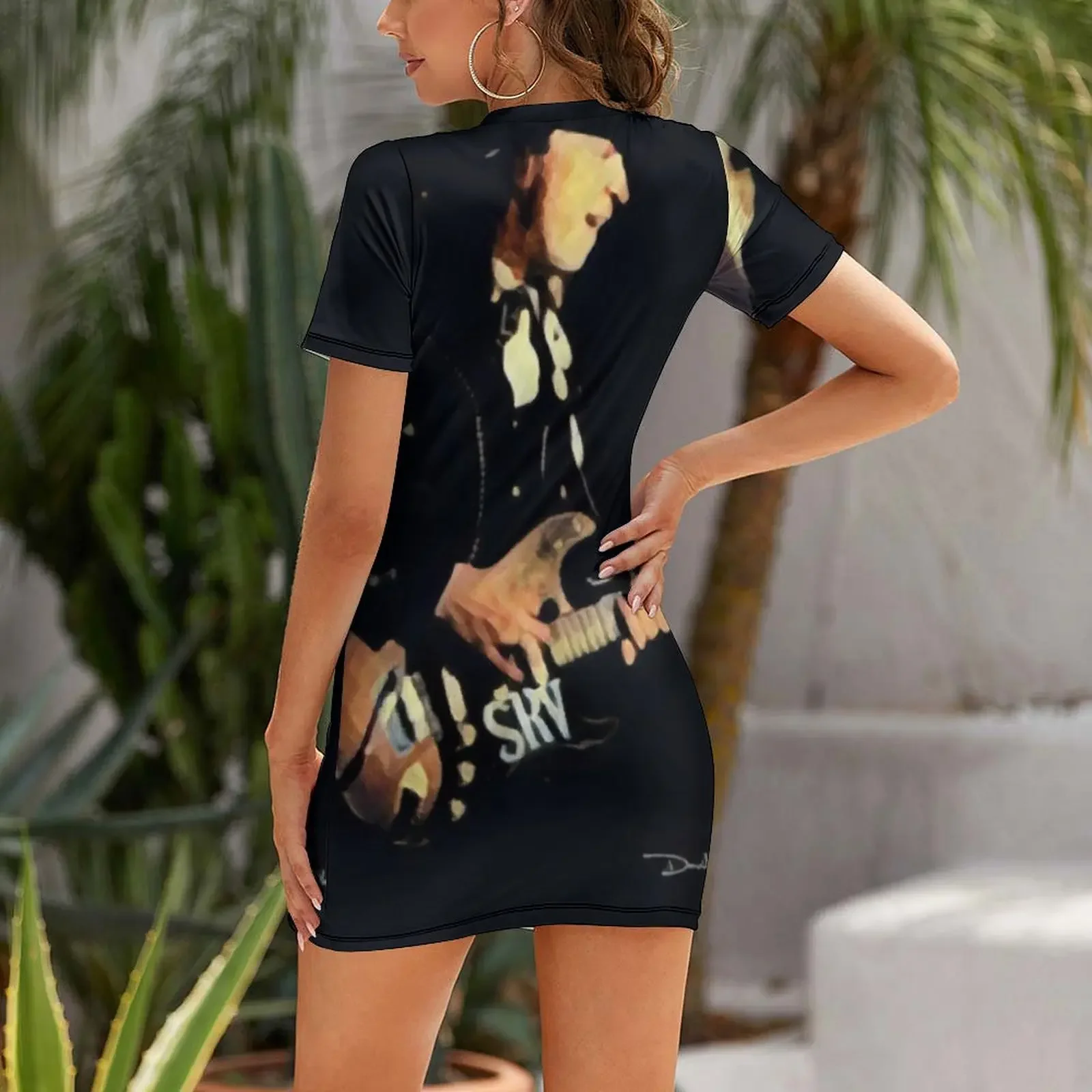 Stevie Ray Vaughan - Vestido g - Summer Rays Clothing avaliação e preço