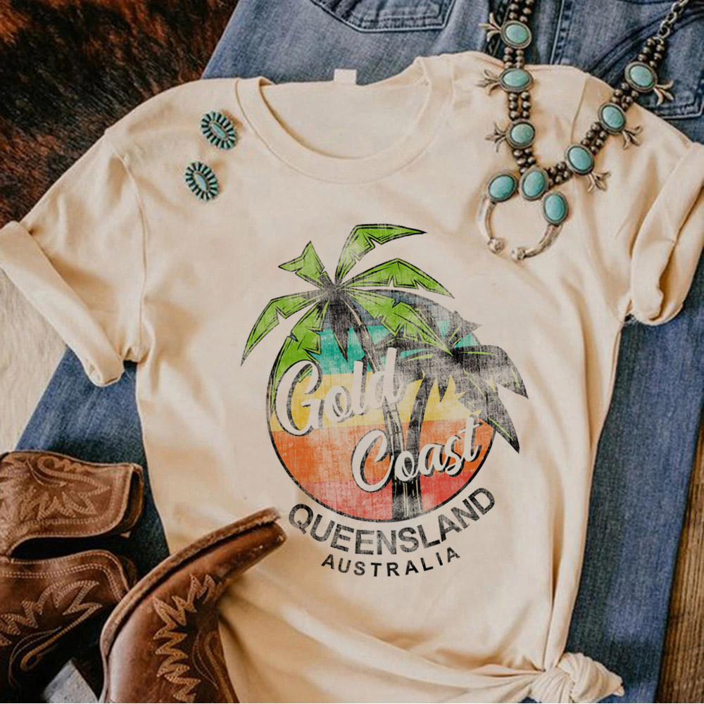Camiseta Anime australiana fem - Summer Clothing Australia avaliação e preço