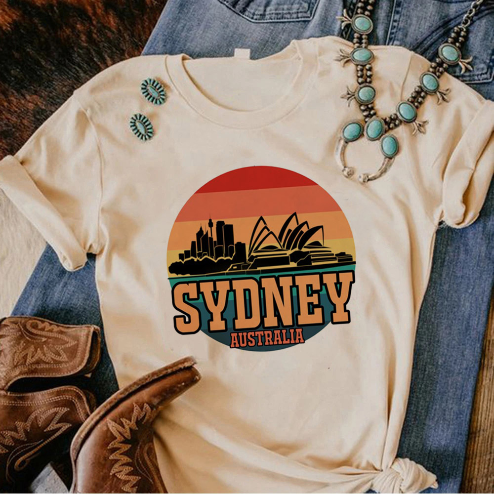 Camiseta Anime australiana fem - Summer Clothing Australia avaliação e preço