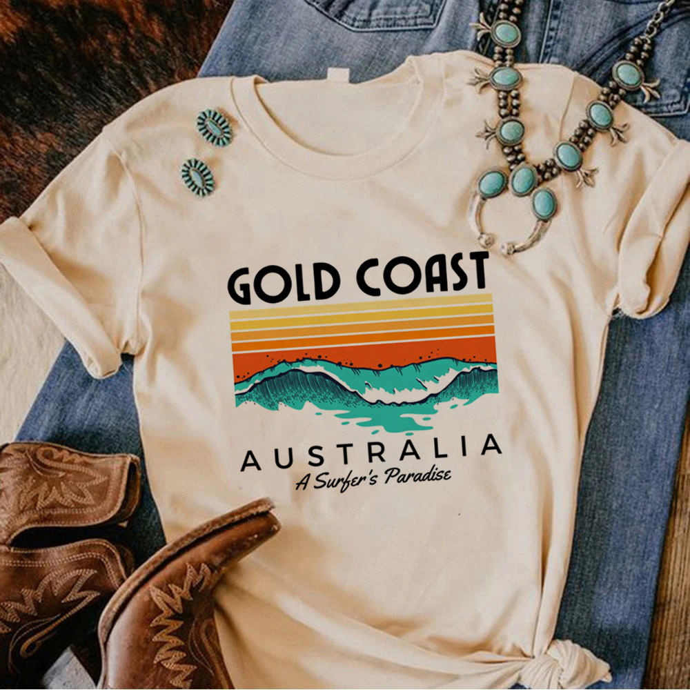 Camiseta Anime australiana fem - Summer Clothing Australia avaliação e preço