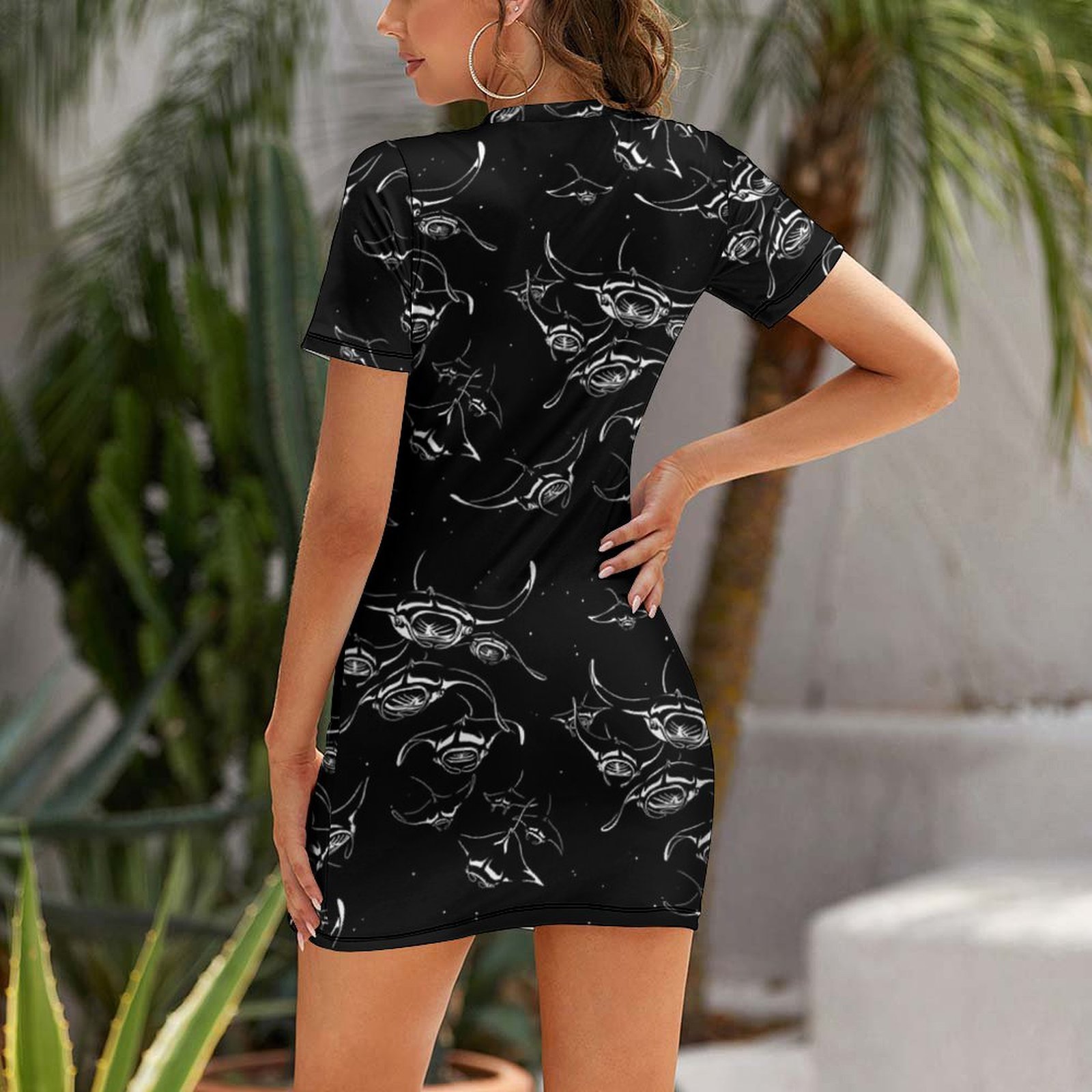Vestido de Manga Curta Manta R - Summer Rays Clothing avaliação e preço