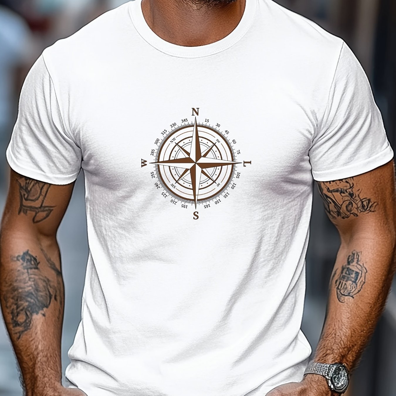 Camiseta Casual Masculina Marr - Summer Rose Clothing avaliação e preço