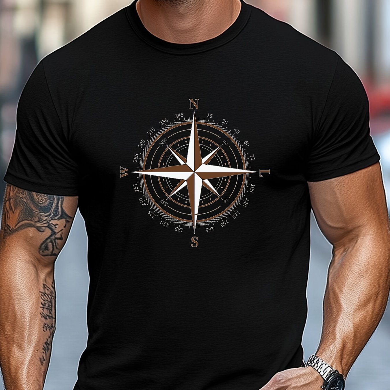 Camiseta Casual Masculina Marr - Summer Rose Clothing avaliação e preço