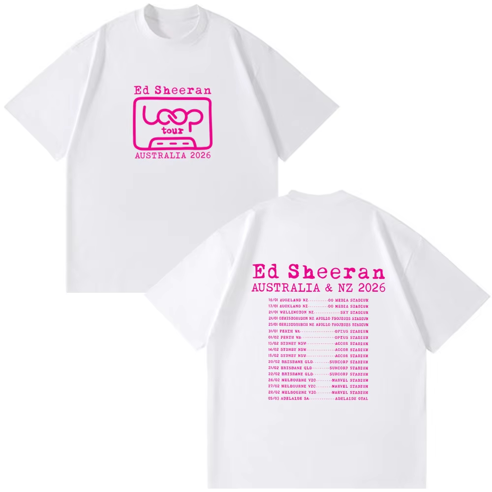 Ed sheeran loop tour austrália - Summer Clothing Australia avaliação e preço