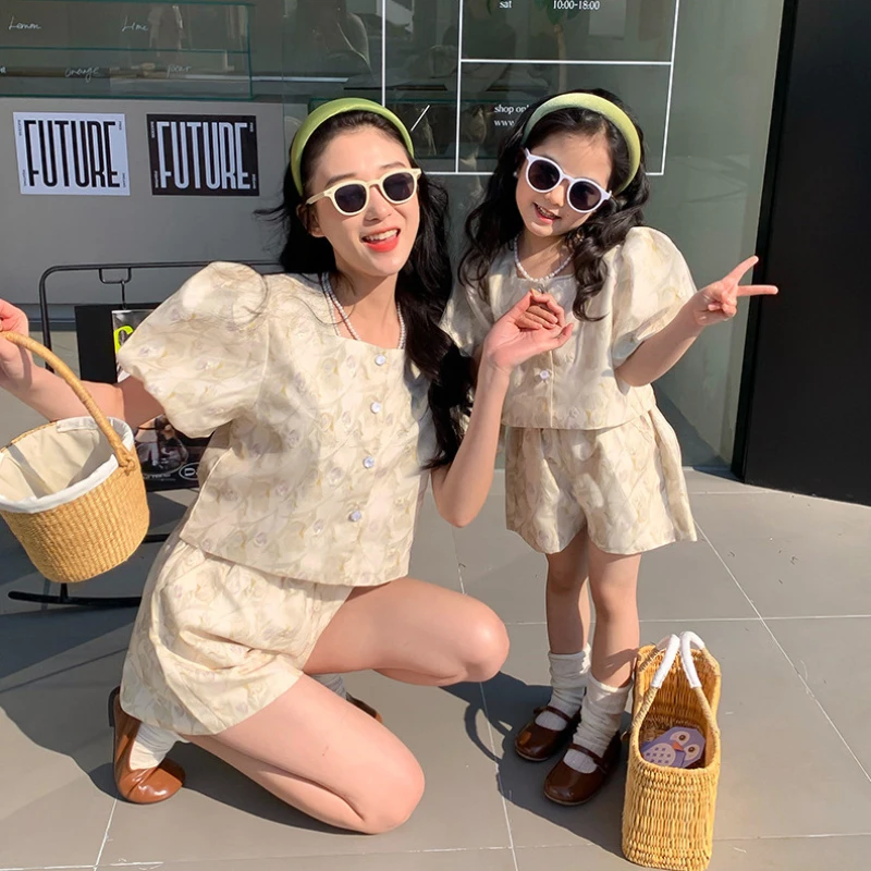 Terno de correspondência mãe e - Summer Clothing For Babies avaliação e preço