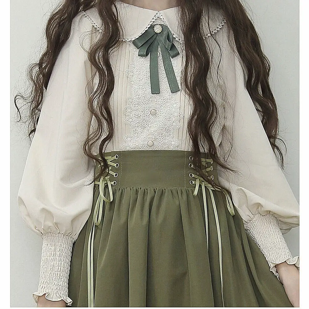 NONSAR-Vestido Lolita bordado  - Summer Victorian Clothing avaliação e preço