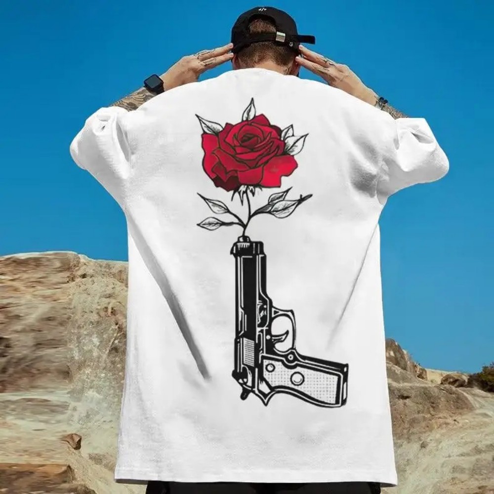 Camiseta Masculina Harajuku co - Summer Rose Clothing avaliação e preço