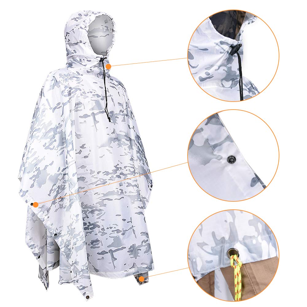 Capa de Chuva Tática Camuflada - Summer Rain Clothing avaliação e preço