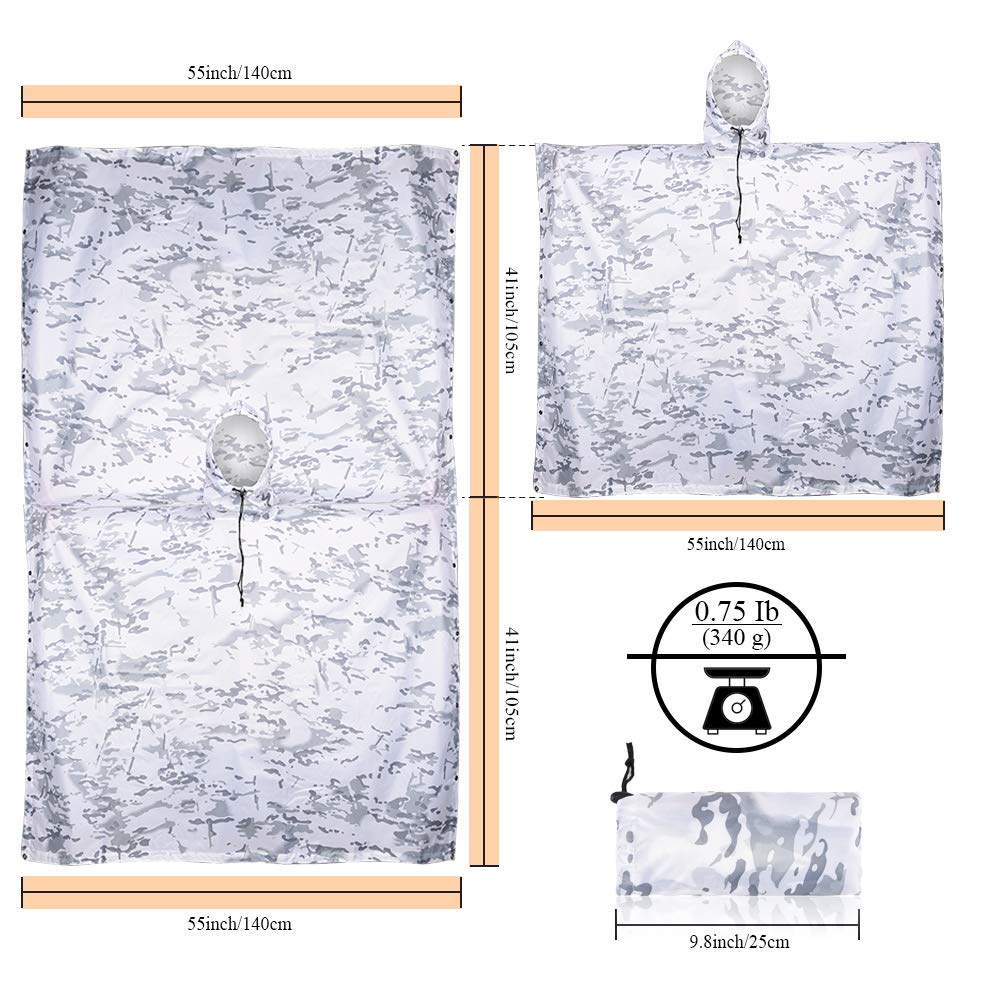Capa de Chuva Tática Camuflada - Summer Rain Clothing avaliação e preço