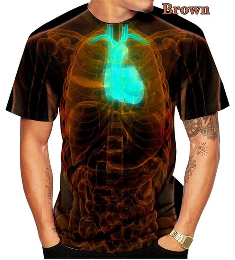 Camiseta gráfica do esqueleto  - Summer Rays Clothing avaliação e preço