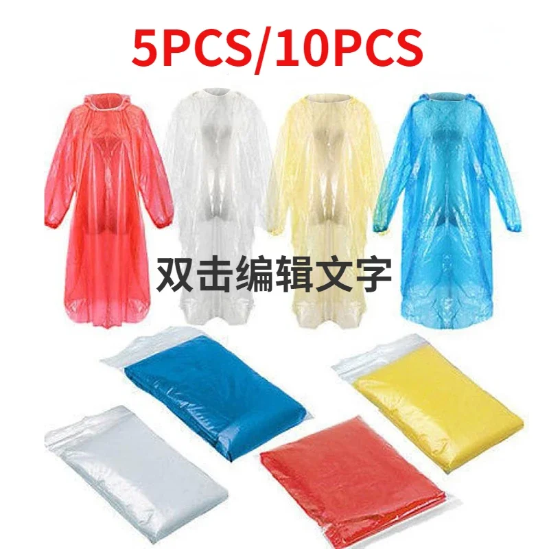 5/10pc capa de chuva descartáv - Summer Rain Clothing avaliação e preço