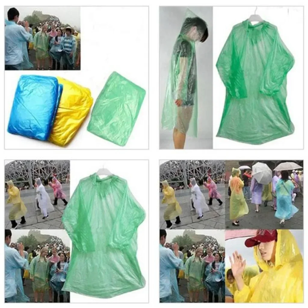 5/10pc capa de chuva descartáv - Summer Rain Clothing avaliação e preço