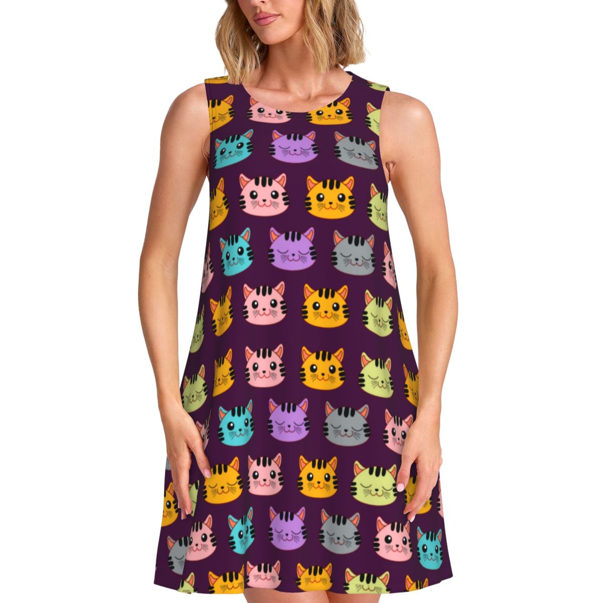 Vestido Regata Feminino Estamp - Summer Clothing Ideas For Women avaliação e preço