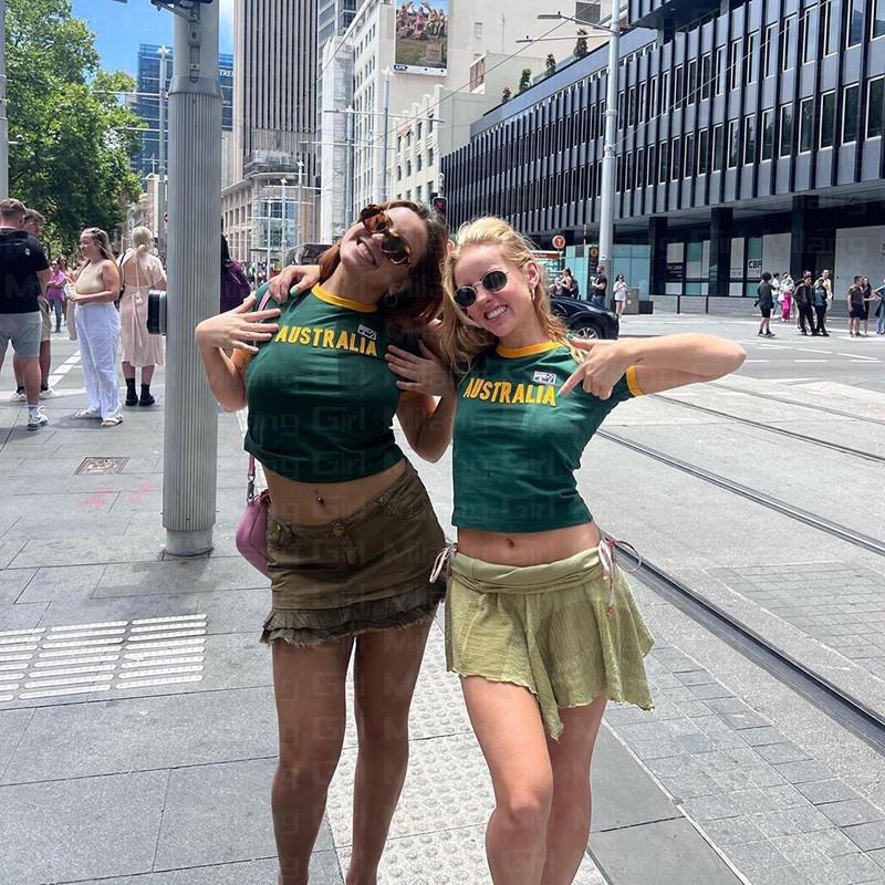 Verão verde camiseta feminina  - Summer Clothing Women Australia avaliação e preço