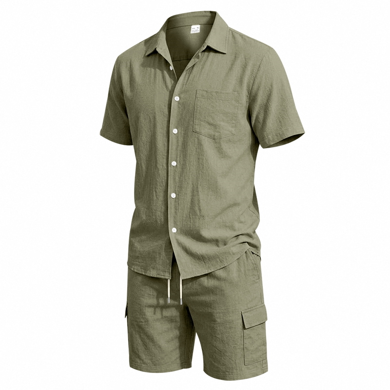 Conjunto Masculino de Verão em - Summer Clothing Linen avaliação e preço
