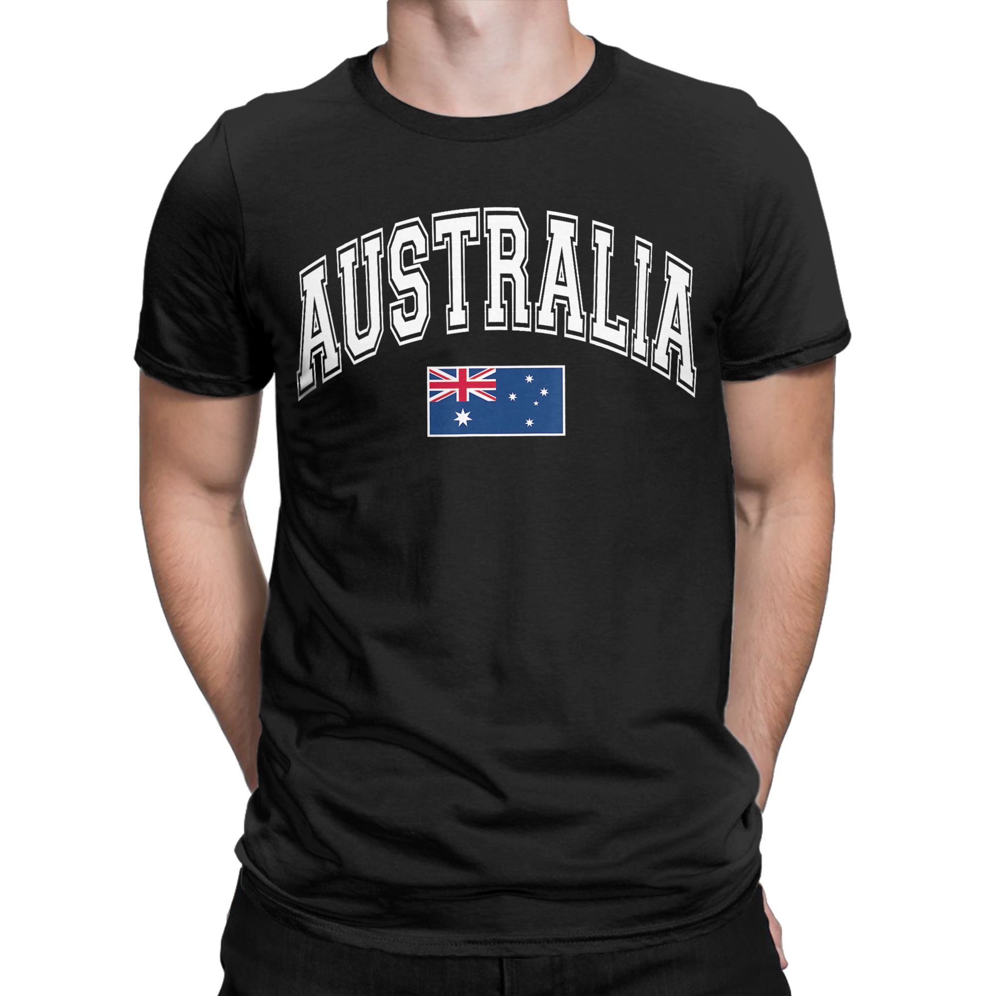 Camiseta masculina australiana - Summer Clothing Australia avaliação e preço