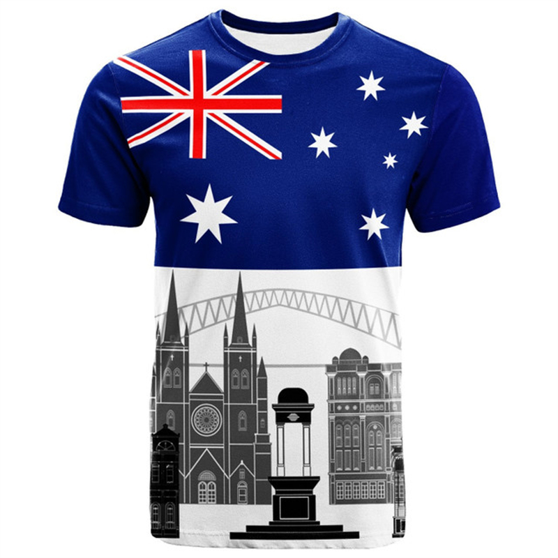 Austrália camisetas gráficas m - Summer Clothing Women Australia avaliação e preço